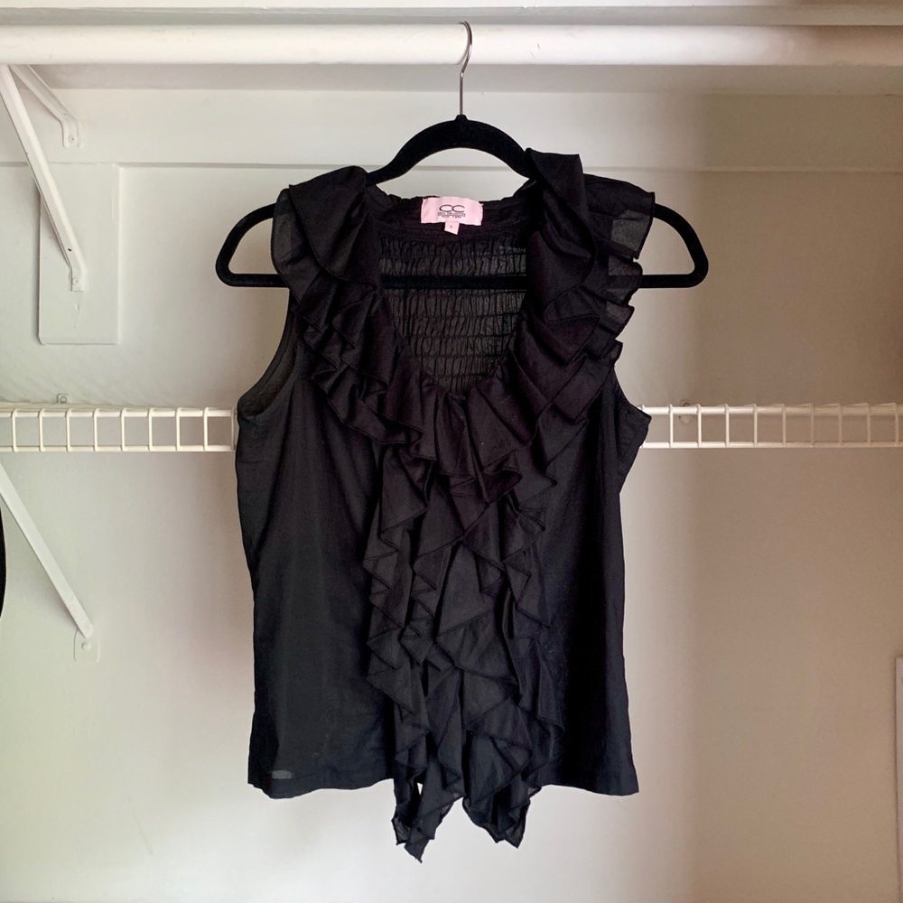 Business Ruffle Top